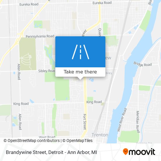 Brandywine Street map