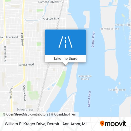Mapa de William E. Kreger Drive