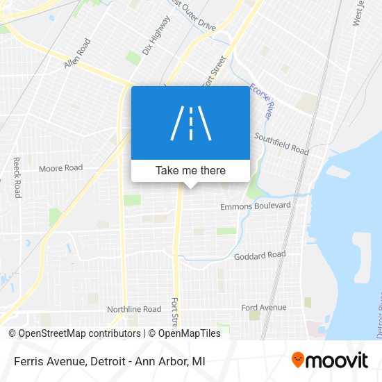 Mapa de Ferris Avenue