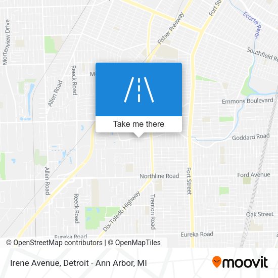 Mapa de Irene Avenue