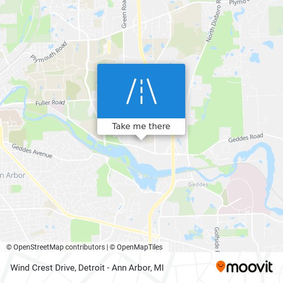 Wind Crest Drive map