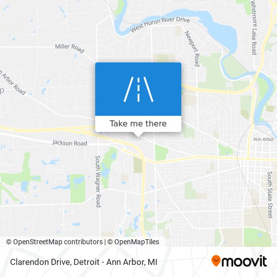 Clarendon Drive map