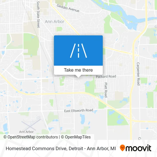 Homestead Commons Drive map