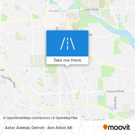 Mapa de Astor Avenue