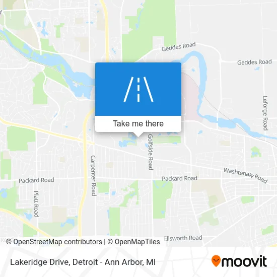 Lakeridge Drive map