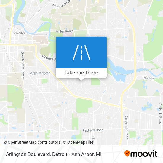 Arlington Boulevard map