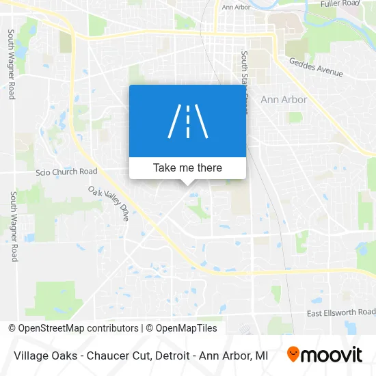 Village Oaks - Chaucer Cut map