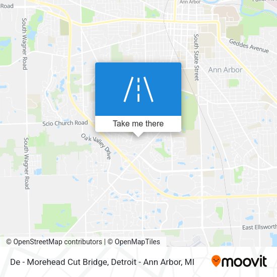 De - Morehead Cut Bridge map