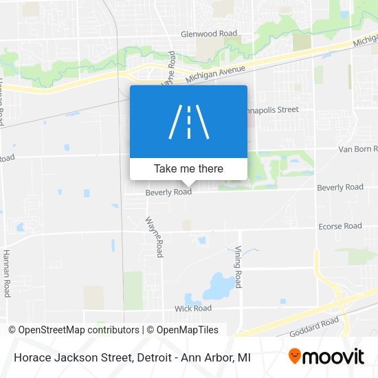Horace Jackson Street map