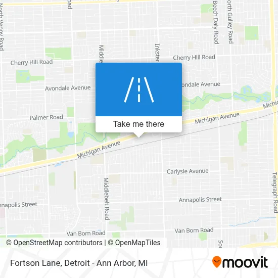 Fortson Lane map