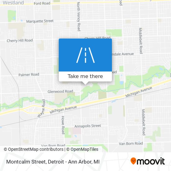 Montcalm Street map