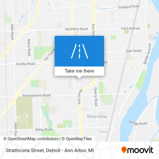 Strathcona Street map
