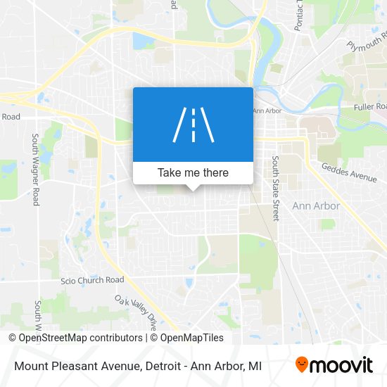 Mount Pleasant Avenue map
