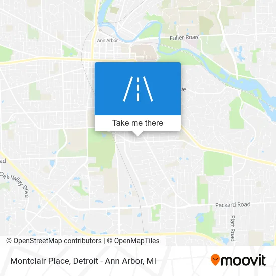 Montclair Place map