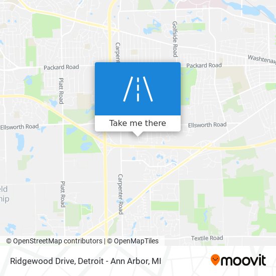 Ridgewood Drive map