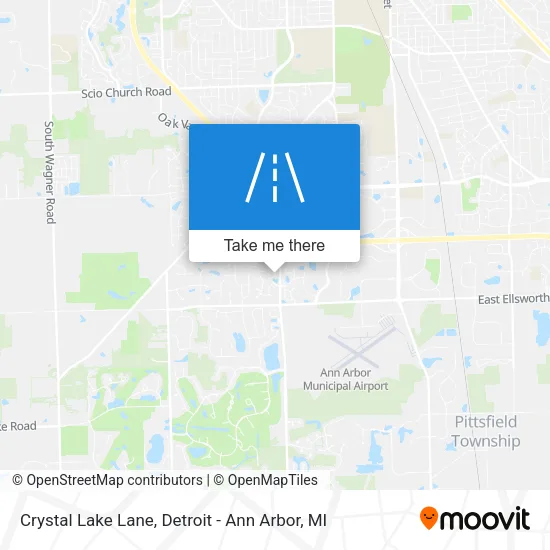 Crystal Lake Lane map