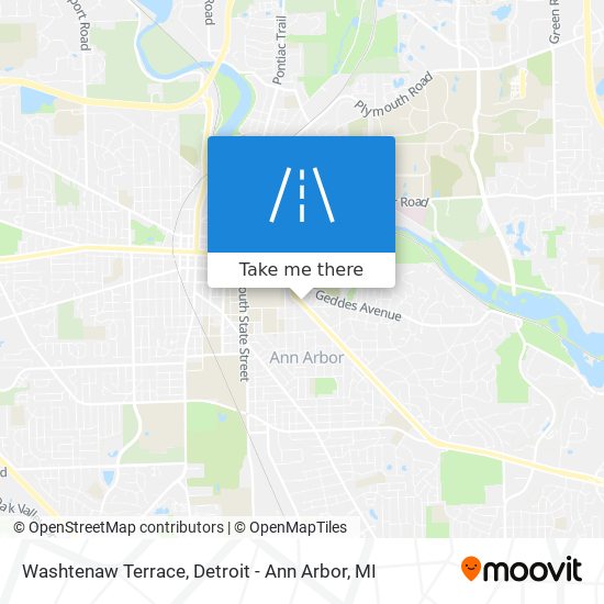 Mapa de Washtenaw Terrace