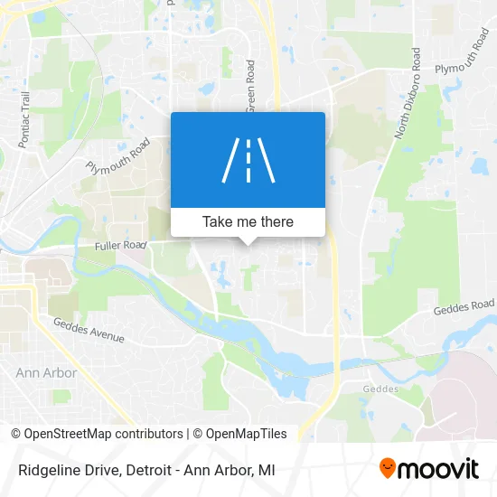 Ridgeline Drive map