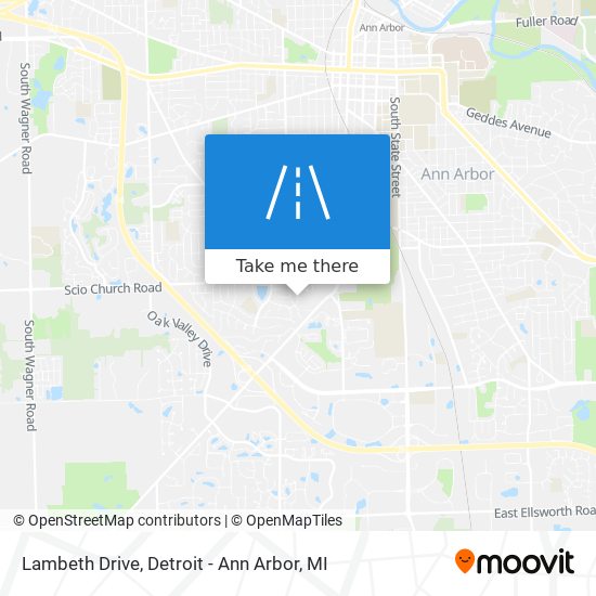Lambeth Drive map