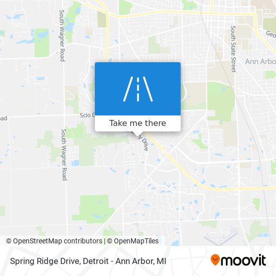 Spring Ridge Drive map
