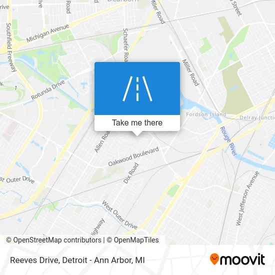 Reeves Drive map
