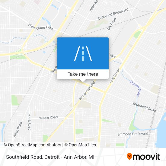 Mapa de Southfield Road