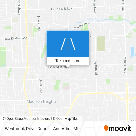 Westbrook Drive map