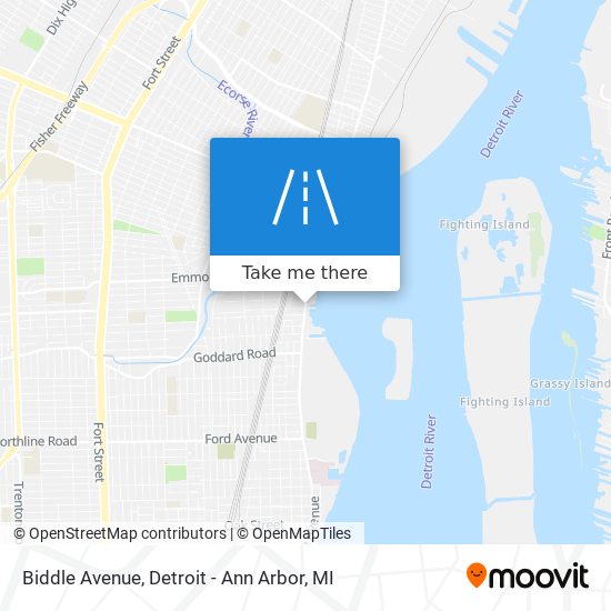 Mapa de Biddle Avenue