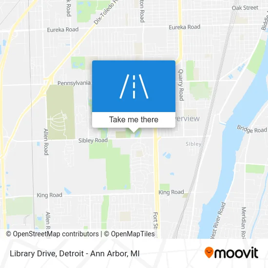 Library Drive map