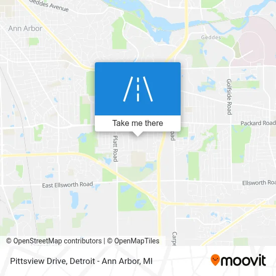 Pittsview Drive map