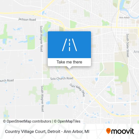 Country Village Court map