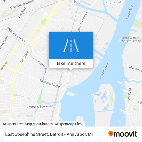 Mapa de East Josephine Street