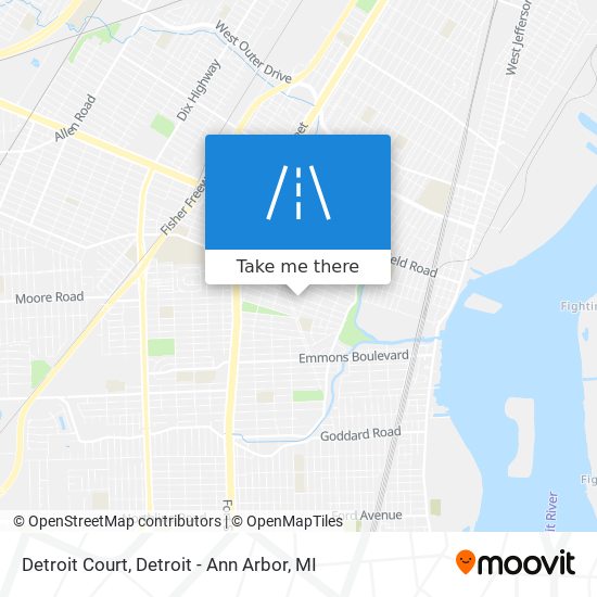 Detroit Court map