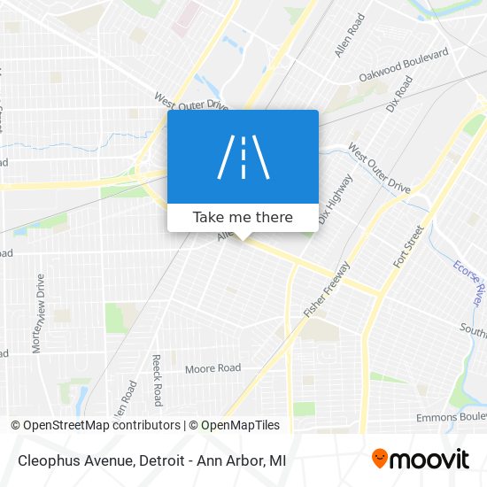 Cleophus Avenue map