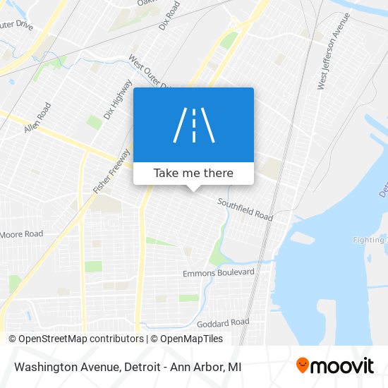 Washington Avenue map