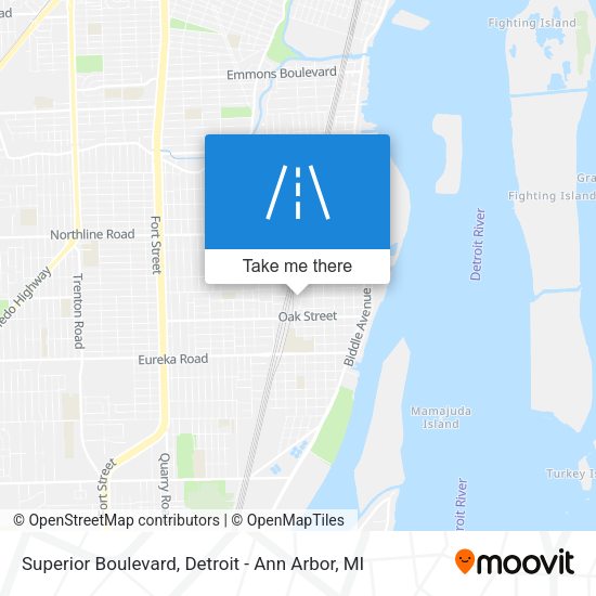 Mapa de Superior Boulevard