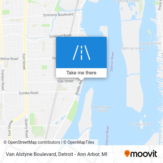 Van Alstyne Boulevard map