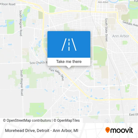 Morehead Drive map