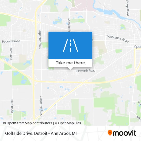 Golfside Drive map