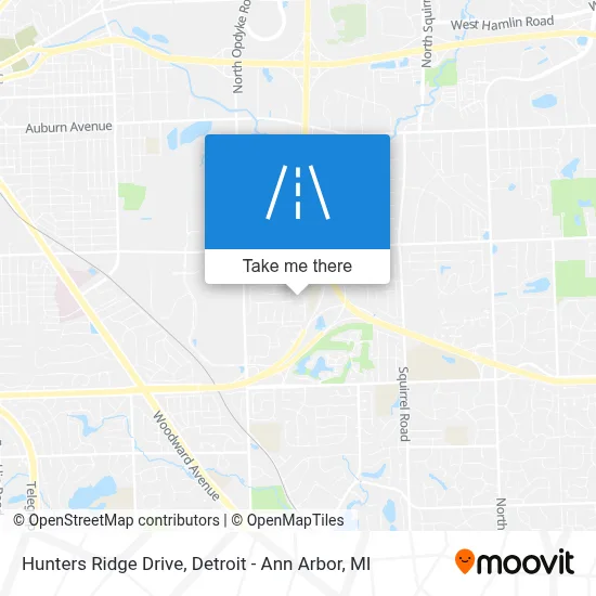 Hunters Ridge Drive map