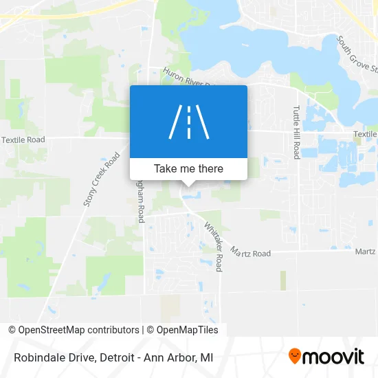 Robindale Drive map