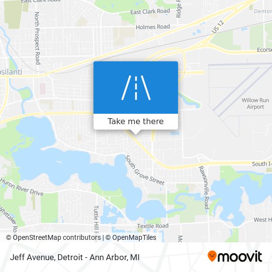 Jeff Avenue map