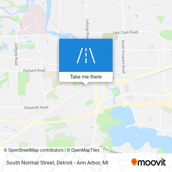 South Normal Street map