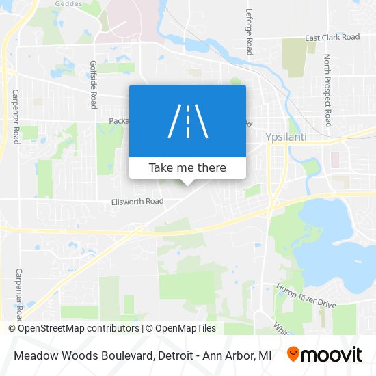 Meadow Woods Boulevard map