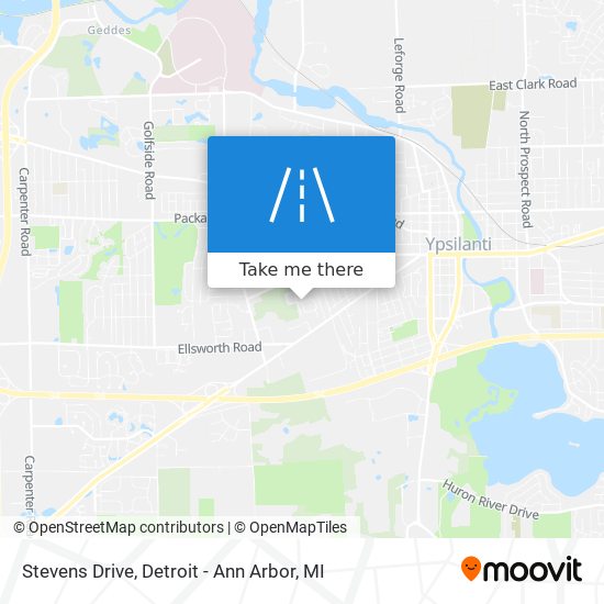 Stevens Drive map