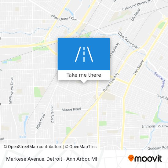 Markese Avenue map