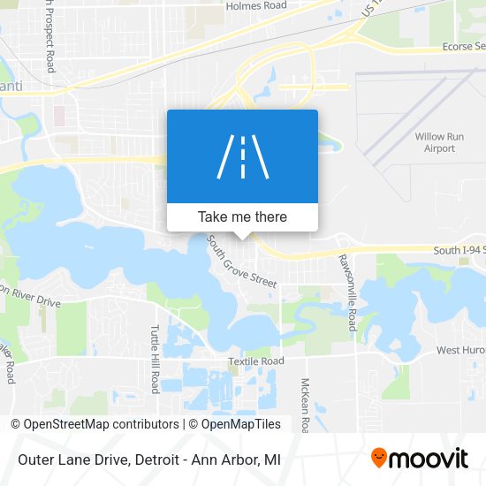 Mapa de Outer Lane Drive