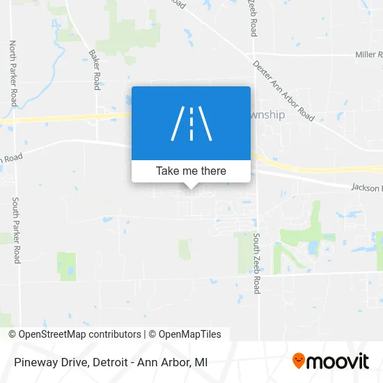 Pineway Drive map