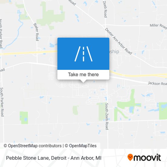Mapa de Pebble Stone Lane