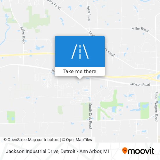 Jackson Industrial Drive map